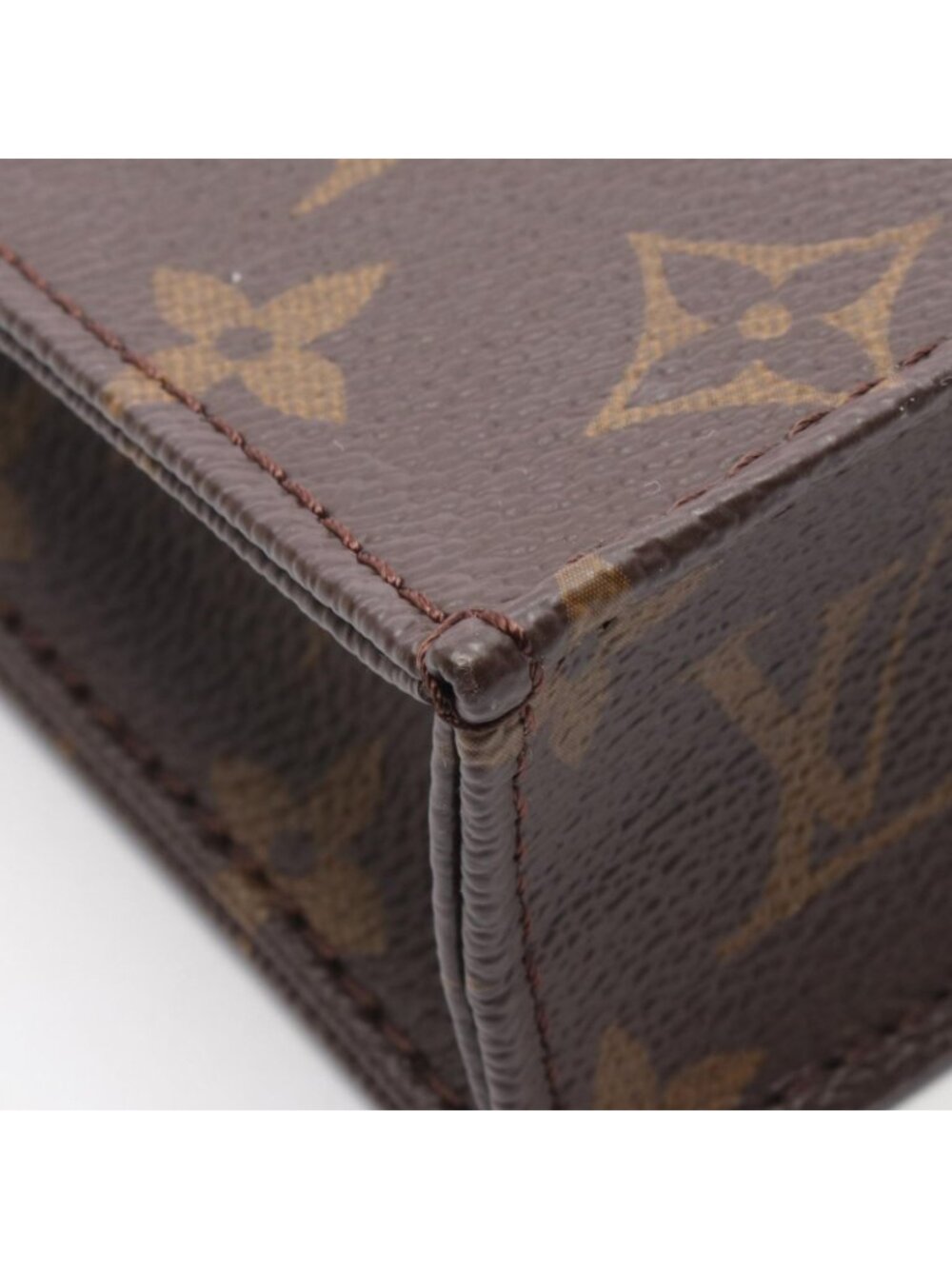 Louis Vuitton Handbag Sac Plat Canvas Leather Petite - Picture 6 of 6